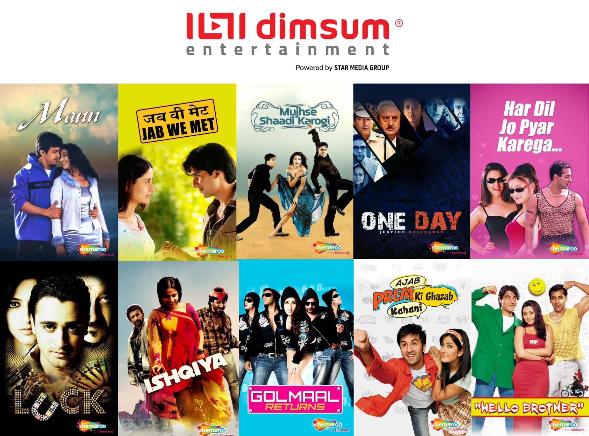 Dimsum Entertainment bollywood Shemaroo On Demand