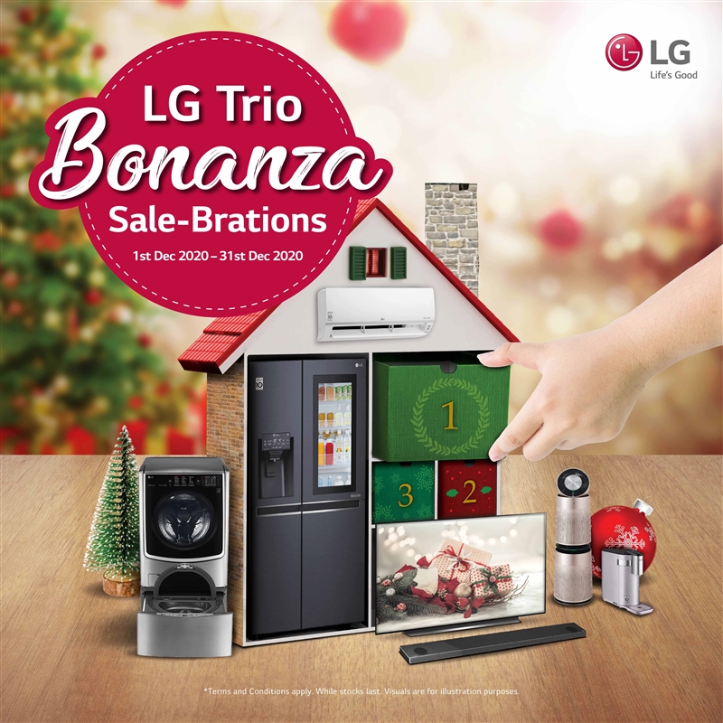 LG Electronics Trio Bonanza sale december 2020 malaysia