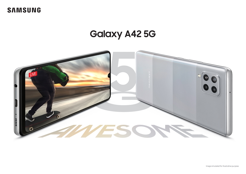 Samsung-Galaxy-A42-5G-Prism Dot Gray-Malaysia