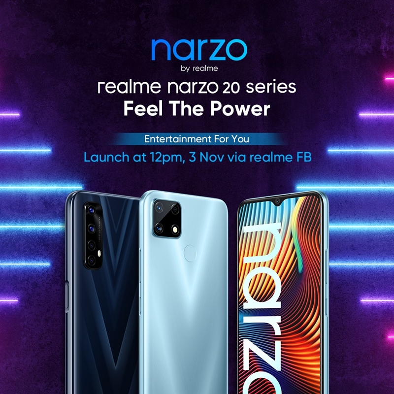 realme narzo 20 series Launch malaysia