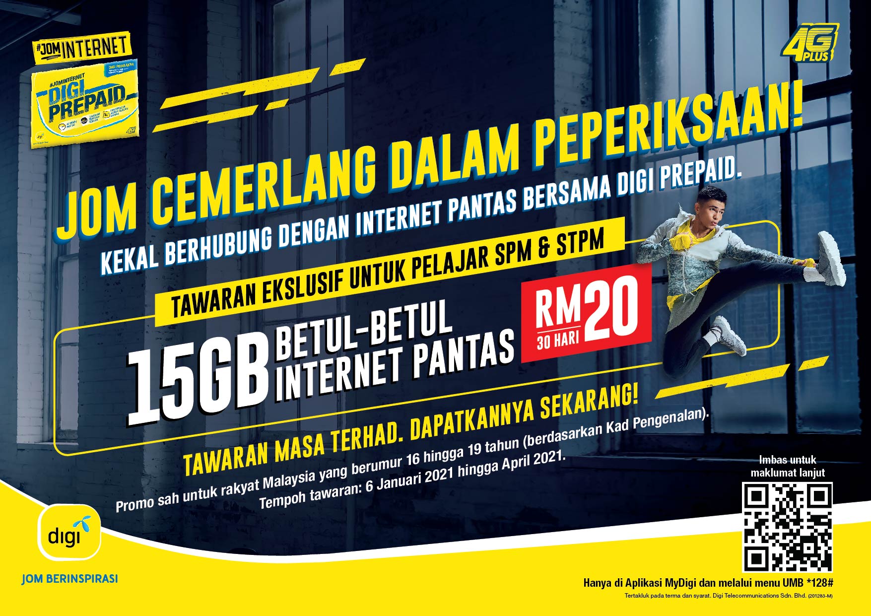 Digi - high speed internet pass SPM dan STPM 2021 student