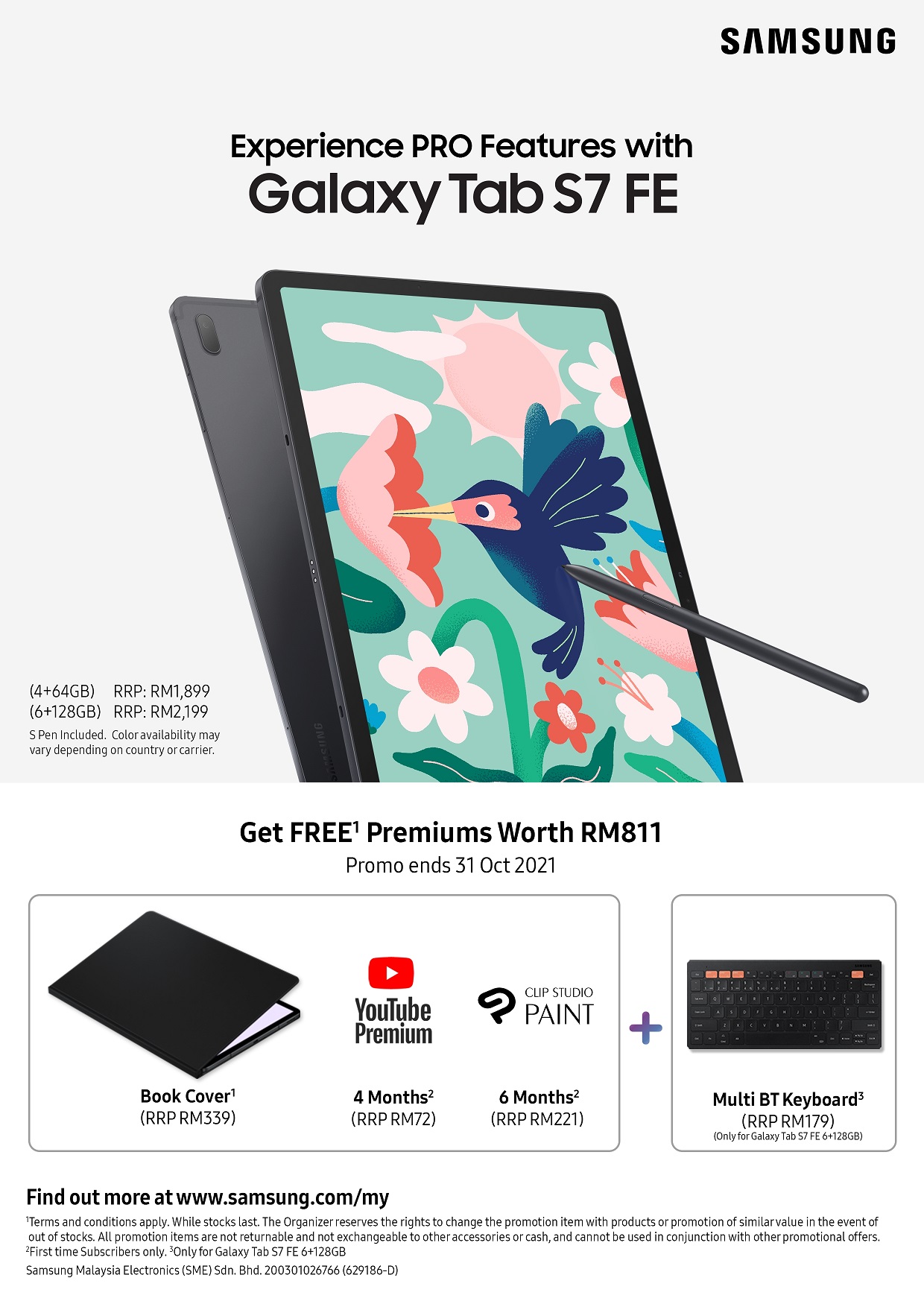 Samsung Galaxy Tab S7 FE Malaysia Price