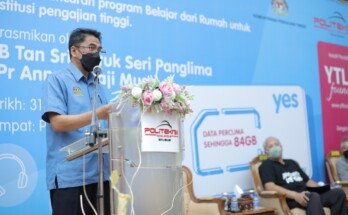 Yes Learn From Home 7GB Free Internet Students Haji Rosli Bin Idris, Director of Politeknik Kota Bharu
