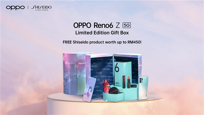 Limited-Edition OPPO Reno6 Z 5G Shiseido Gift Box
