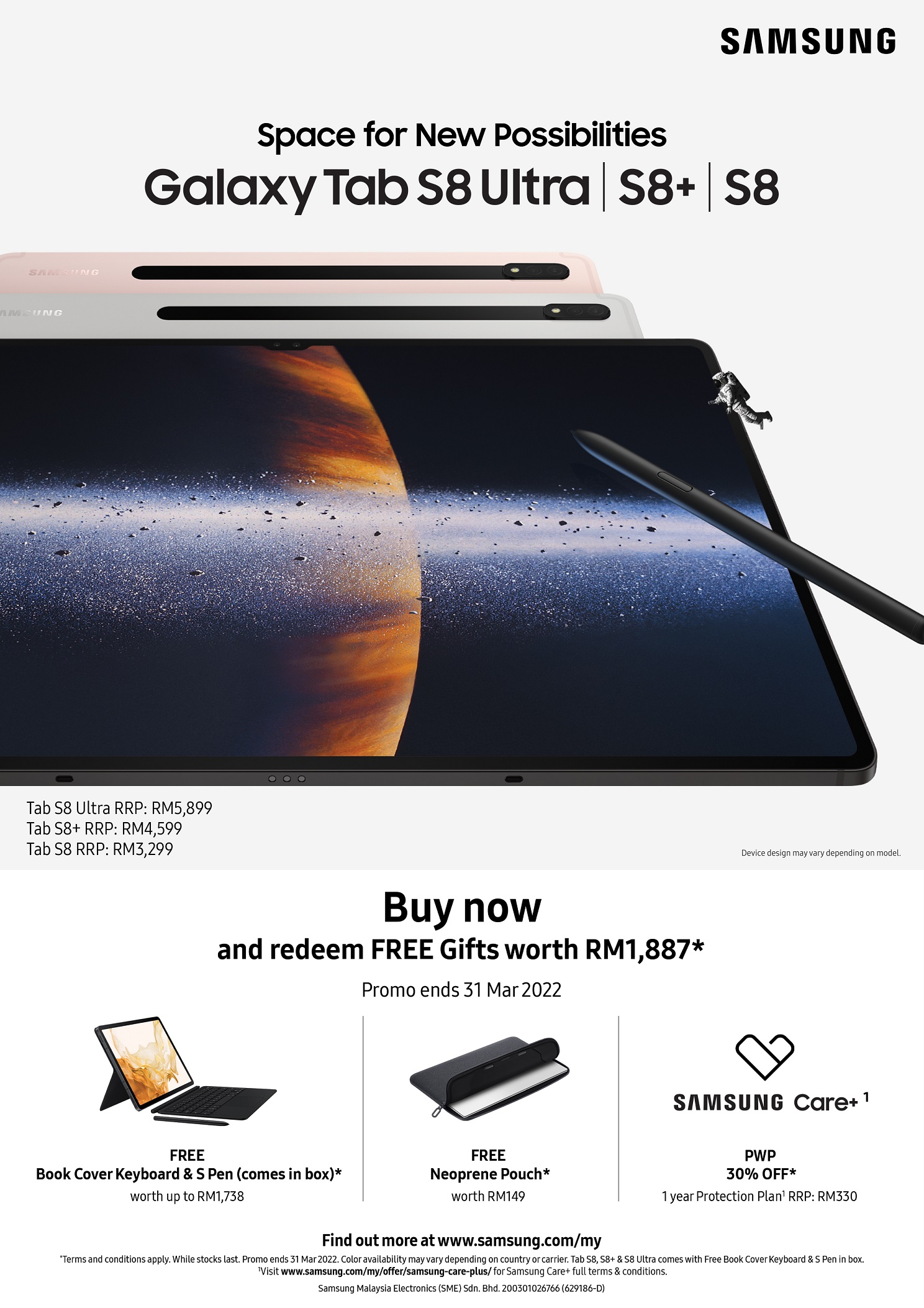 Samsung Galaxy Tab S8 Launch Promo Malaysia