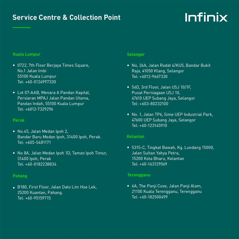 Infinix Malaysia Service Centre 1