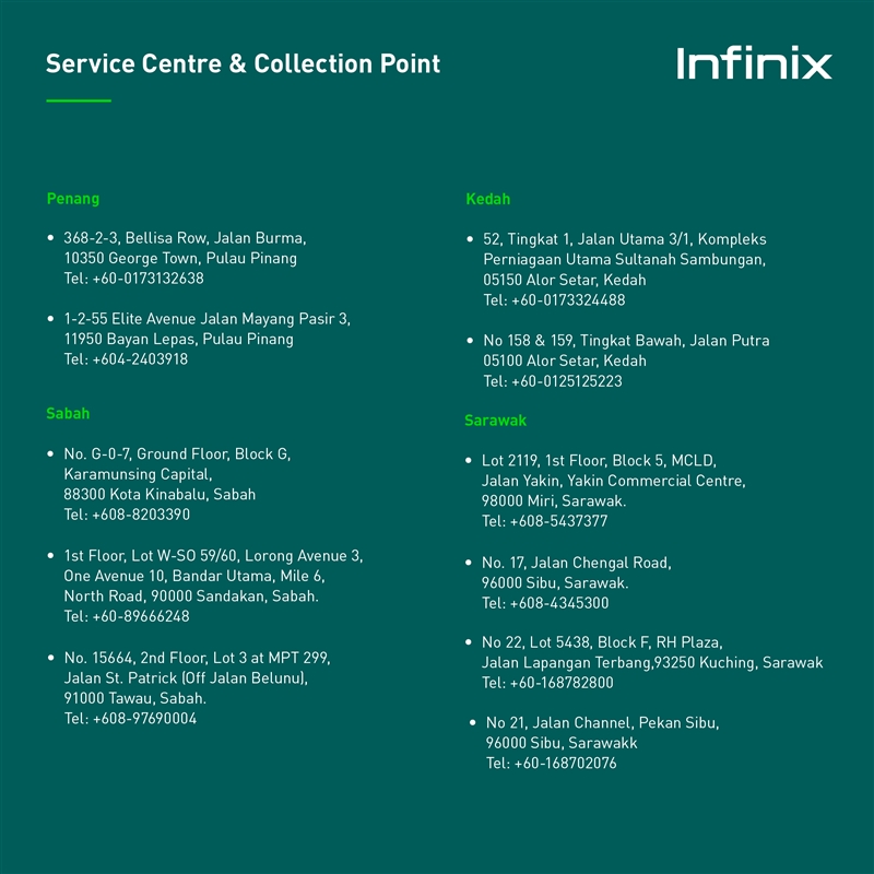 Infinix Malaysia Service Centre 2