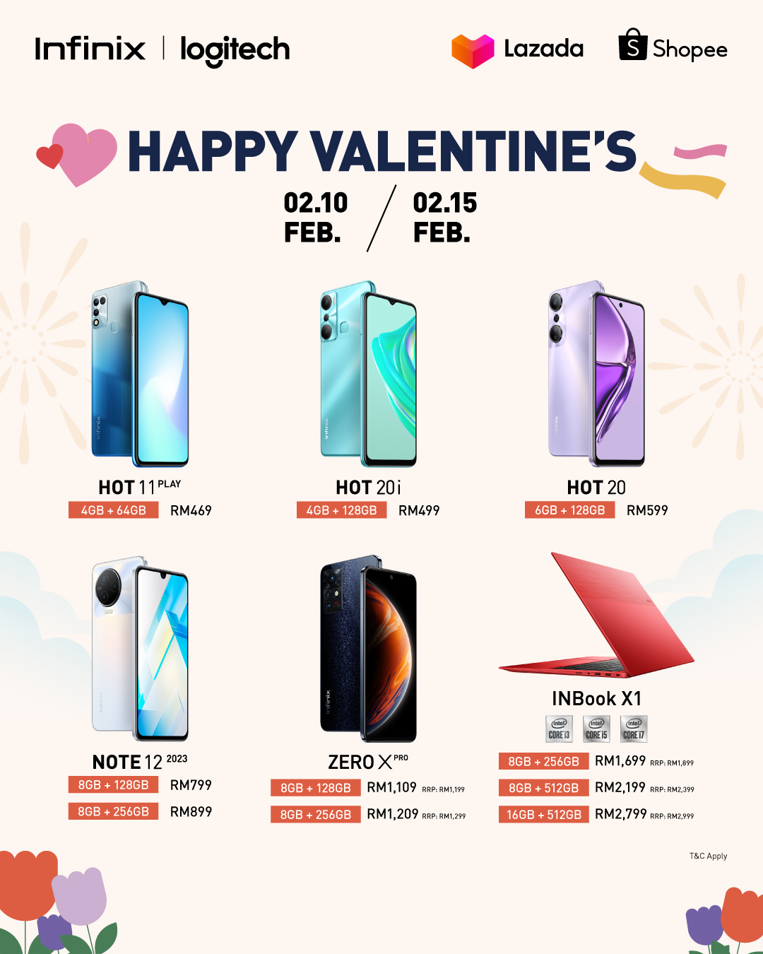 Infinix x Logitech - Valentine_s Day Campaign-2023