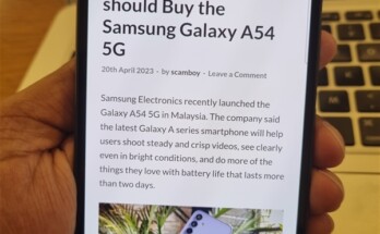 Samsung Galaxy A54 5G review malaysia