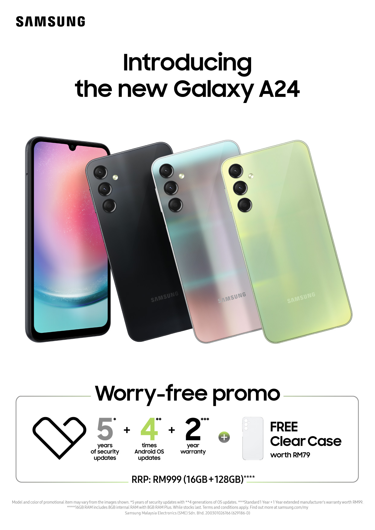 Samsung-Galaxy A24 colour - Silver-promo