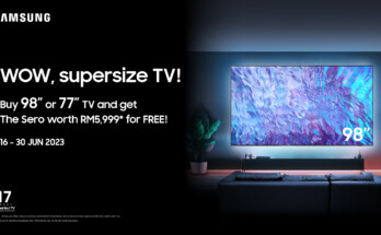 Samsung Supersize 98” TV In Malaysia