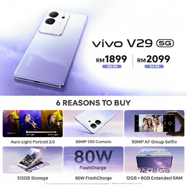Vivo V29 5G Malaysia price