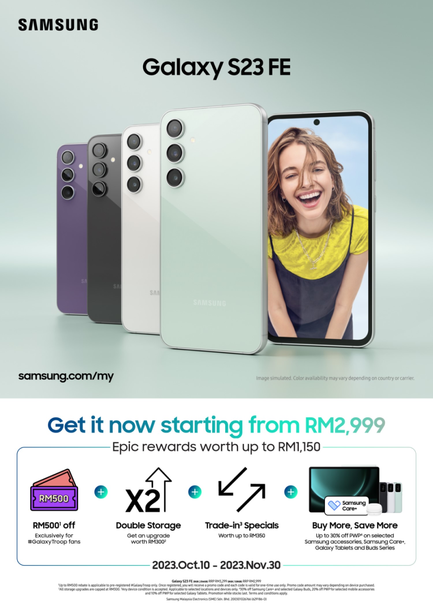Samsung Galaxy S23 FE Launch Promo