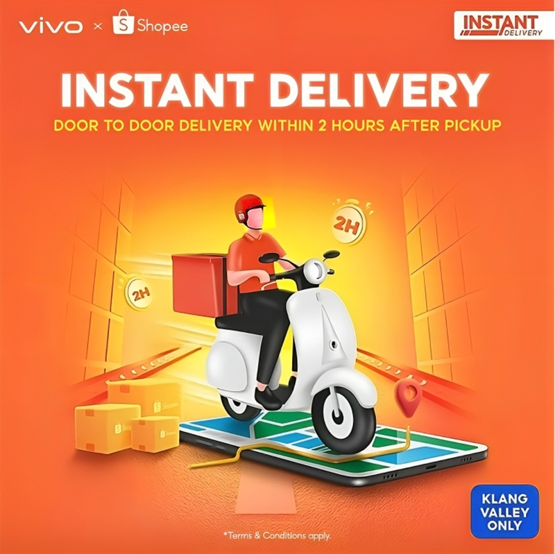 vivo x Shopee 2 hour delivery