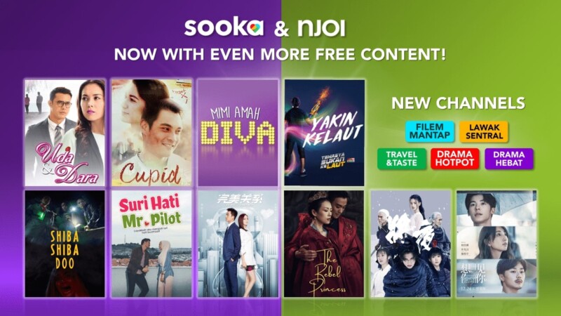 Five new FAST channels on sooka and NJOI