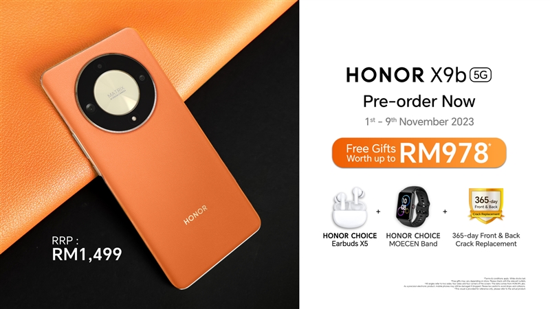 HONOR X9b Pre-Order Now