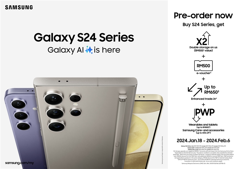 Samsung Galaxy S24 Series Pre-Order malaysia